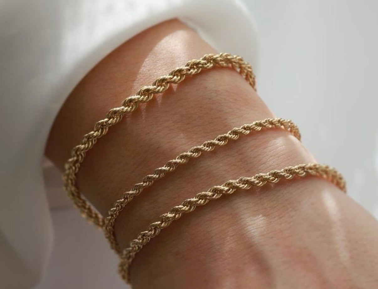 GOLD BRACELET BRAZALETES ORO 10K Y 14K